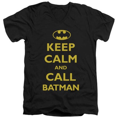 Batman Call Batman V-Neck T-Shirt