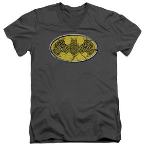 Batman Celtic Shield V-Neck T-Shirt