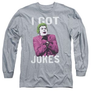 Batman Classic Joker Got Jokes Long Sleeve Shirt