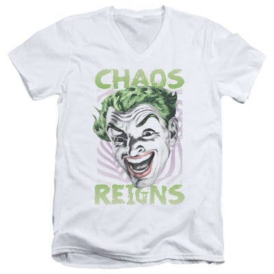 Batman Classic TV Chaos Reigns V-Neck T-Shirt