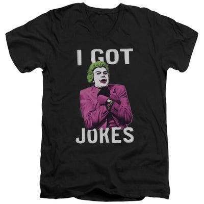 Batman Classic TV Got Jokes V-Neck T-Shirt