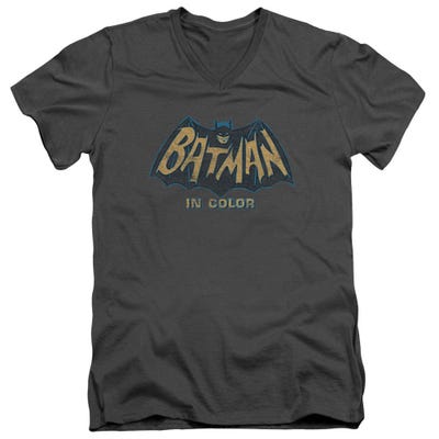 Batman Classic TV In Color V-Neck T-Shirt