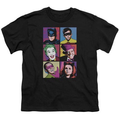 Batman Classic TV Pop Cast Kids T-Shirt