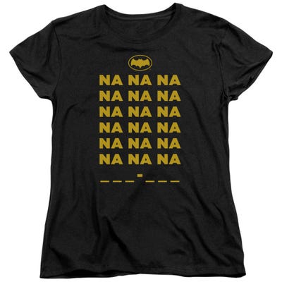 Batman Classic TV Series Na Na Na Womens T-Shirt