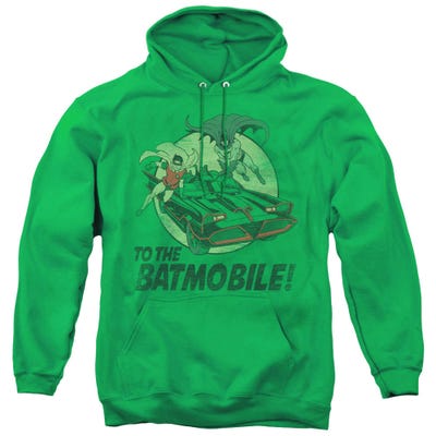 Batman Classic TV To The Batmobile Hoodie