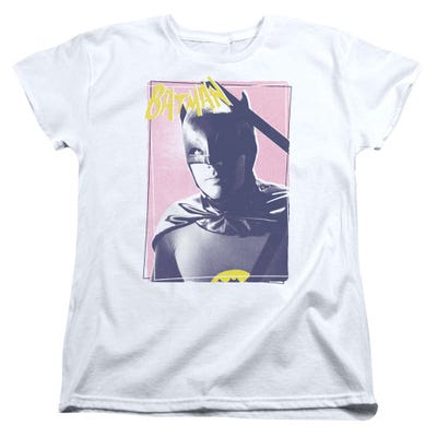 Batman Classic TV Wayne 80's Womens T-Shirt