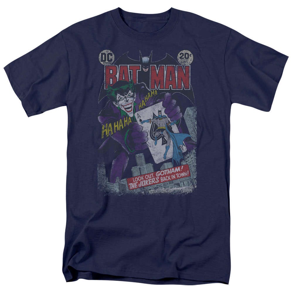 Cartoon Character Joker Gotham Villain Adult T Shirt