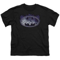 Batman Cracked Shield Kids T-Shirt