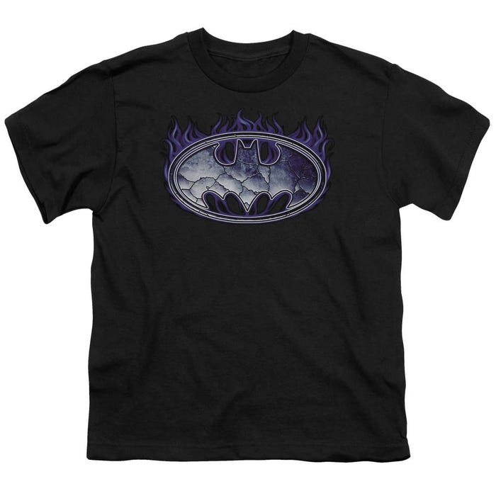 Batman Cracked Shield Kids T-Shirt
