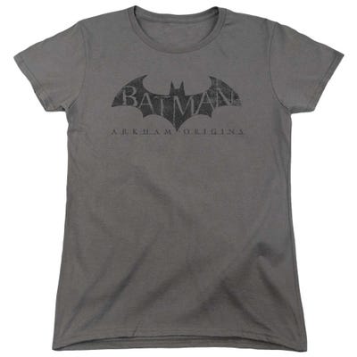 Batman Crackle Logo Womens T-Shirt