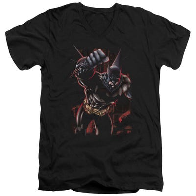 Batman Crimson Knight V-Neck T-Shirt