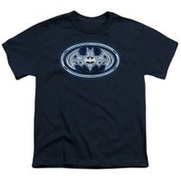Batman Cyber Bat Shield Kids T-Shirt
