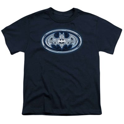 Batman Cyber Bat Shield Kids T-Shirt