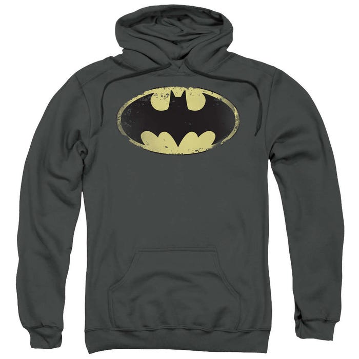 Batman Distressed Shield Hoodie