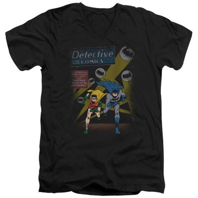 Batman Dynamic Duo With Robin V-Neck T-Shirt