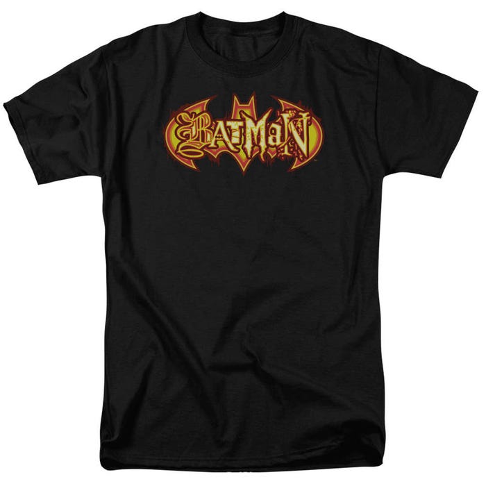 Batman Fiery Shield T-Shirt