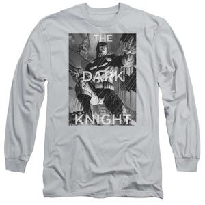 Batman Fighting The Storm Long Sleeve Shirt