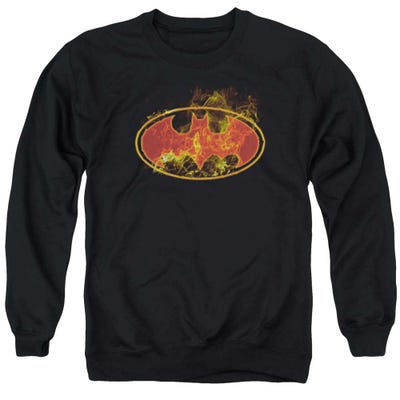 Batman Flames Logo Sweatshirt