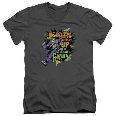 Batman Goblin Candy V-Neck T-Shirt