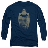 Batman Gold Silhouette Long Sleeve Shirt