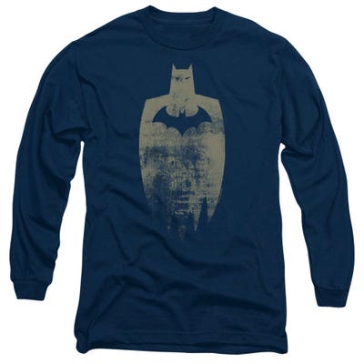Batman Gold Silhouette Long Sleeve Shirt