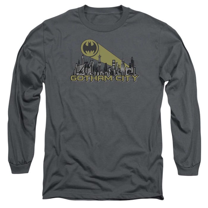 Batman Gotham Skyline Long Sleeve Shirt