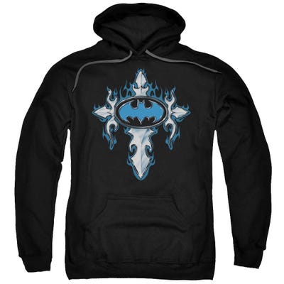 Batman Gothic Steel Logo Hoodie
