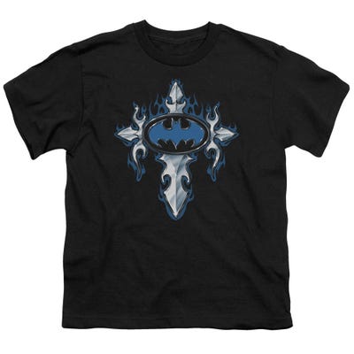 Batman Gothic Steel Logo Kids T-Shirt
