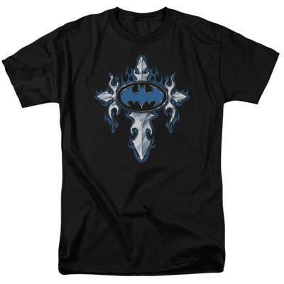Batman Gothic Steel Logo T-Shirt