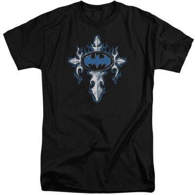Batman Gothic Steel Logo Tall T-Shirt