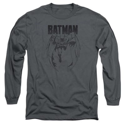 Batman Gray Noise Long Sleeve Shirt