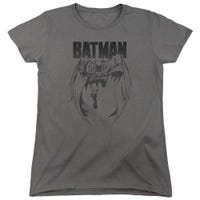 Batman Gray Noise Womens T-Shirt