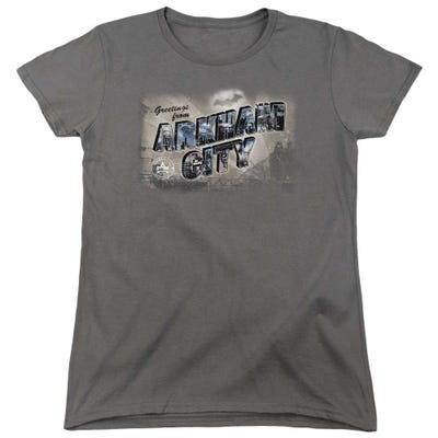 Batman Greetings From Arkham Womens T-Shirt