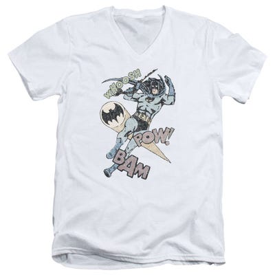 Batman Halftone Swing V-Neck T-Shirt