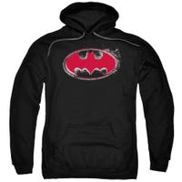 Batman Hardcore Noir Bat Logo Hoodie