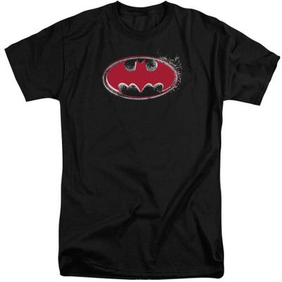 Batman Hardcore Noir Bat Logo Tall T-Shirt