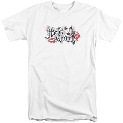 Batman Harley Quinn Lips Tall T-Shirt