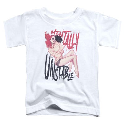 Batman Harley Quinn Mentally Unstable Toddler T-Shirt