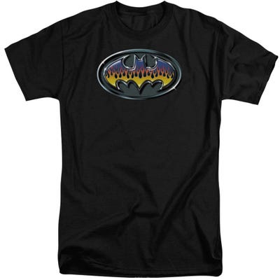 Batman Hot Rod Shield Tall T-Shirt