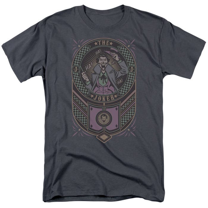 Batman Joker Checkered Sign T-Shirt