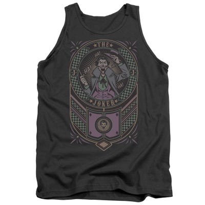 Batman Joker Checkered Sign Tank Top