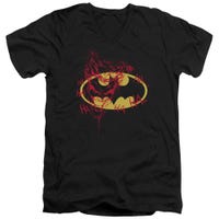 Batman Joker Graffiti V-Neck T-Shirt