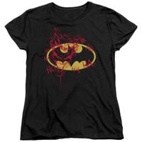 Batman Joker Graffiti Womens T-Shirt