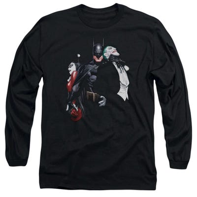 Batman Joker Harley Quinn Choke Long Sleeve Shirt