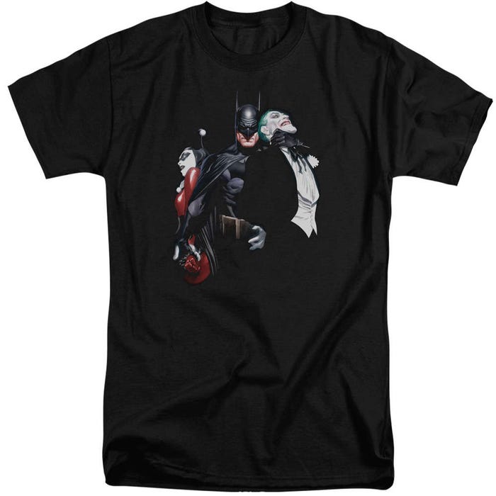 Batman Joker Harley Quinn Choke Tall T-Shirt