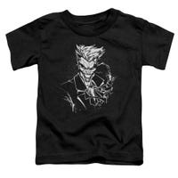Batman Joker'S Splatter Smile Toddler T-Shirt