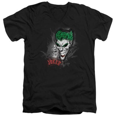 Batman Jokers Sprays The City V-Neck T-Shirt