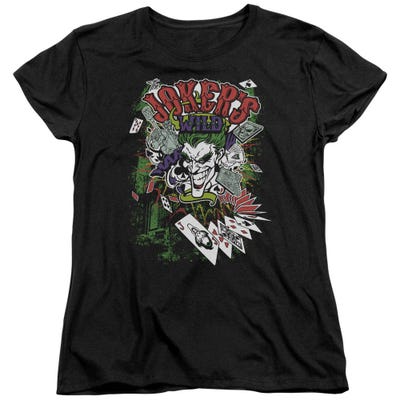 Batman Jokers Wild Womens T-Shirt
