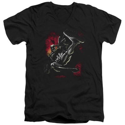 Batman Kick Swing V-Neck T-Shirt