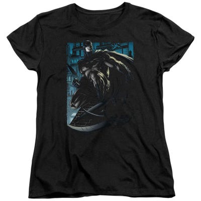Batman Knight Falls In Gotham Womens T-Shirt